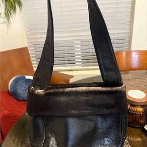 Sergio’s collection genuine Black Leather Women's Bag